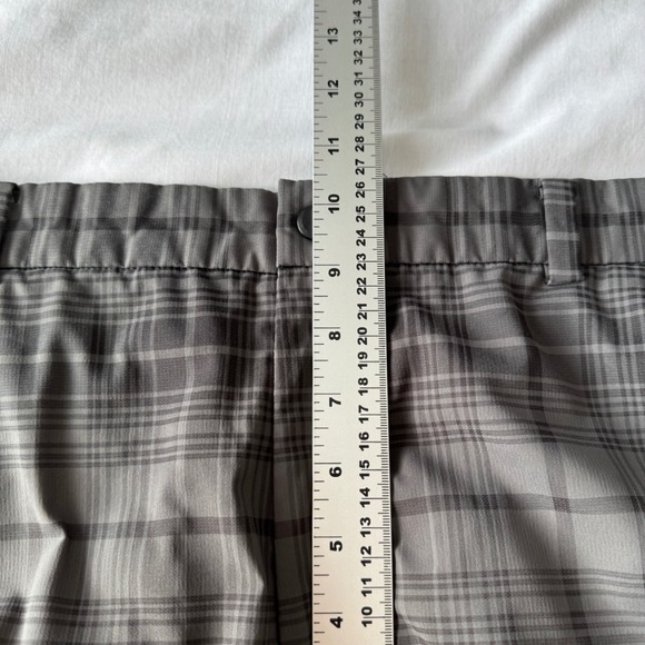 Nike Golf Tour Performance Dri-Fit Plaid Pants Gray Mens 34x32 Preppy Outdoors - Picture 11 of 15